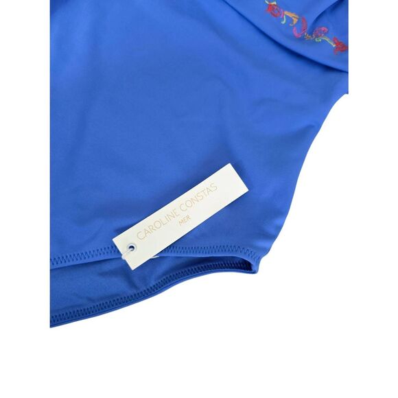 Carolina Constas Blue Multi Marisol One Piece Size XS Swimsuit NEW - Picture 6 of 7